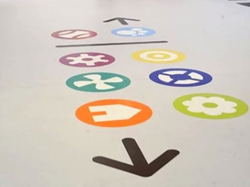 Floor Graphics Chile