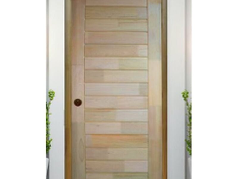 Puerta de madera nativa San Bernardo