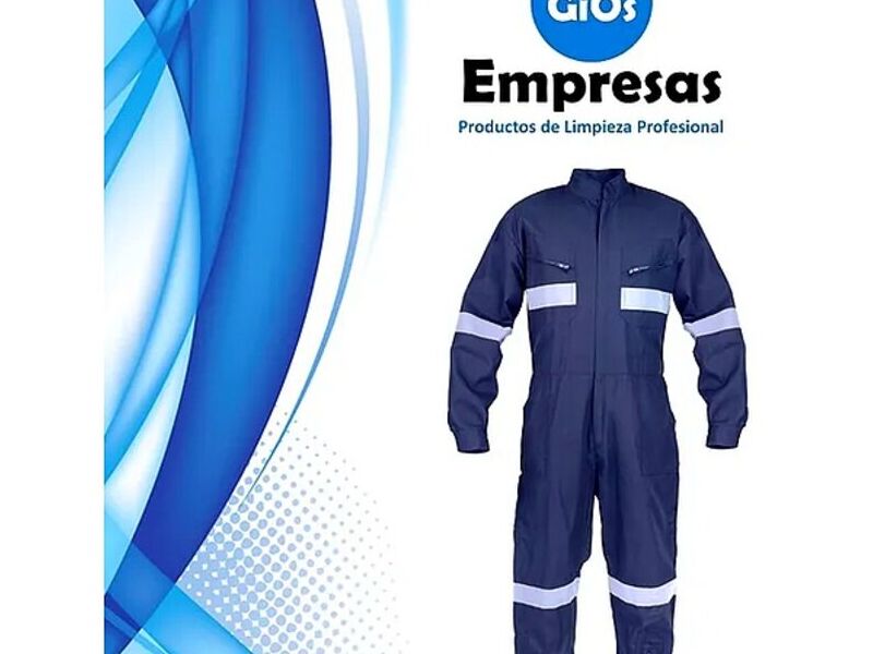 OVEROL POPLIN AZUL