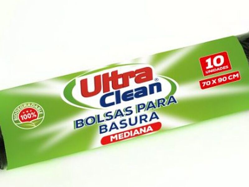 10 U DE BOLSA DE BASURA MEDIANA 70x90CM