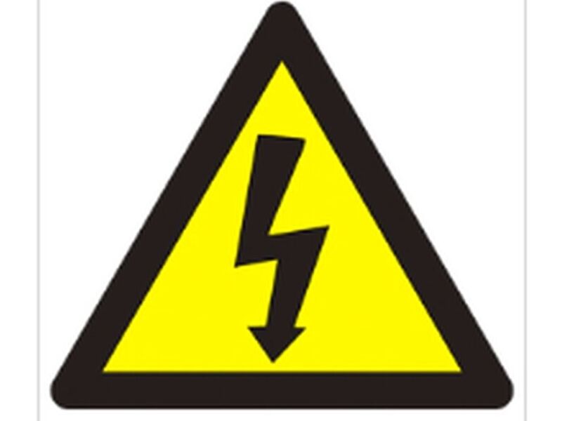Señalética informativo eléctrico Chile