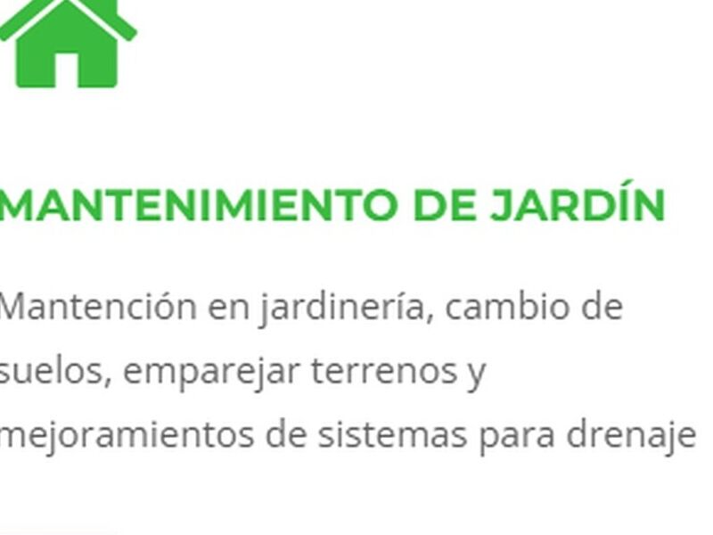 Mantenimiento de Jardín Chile