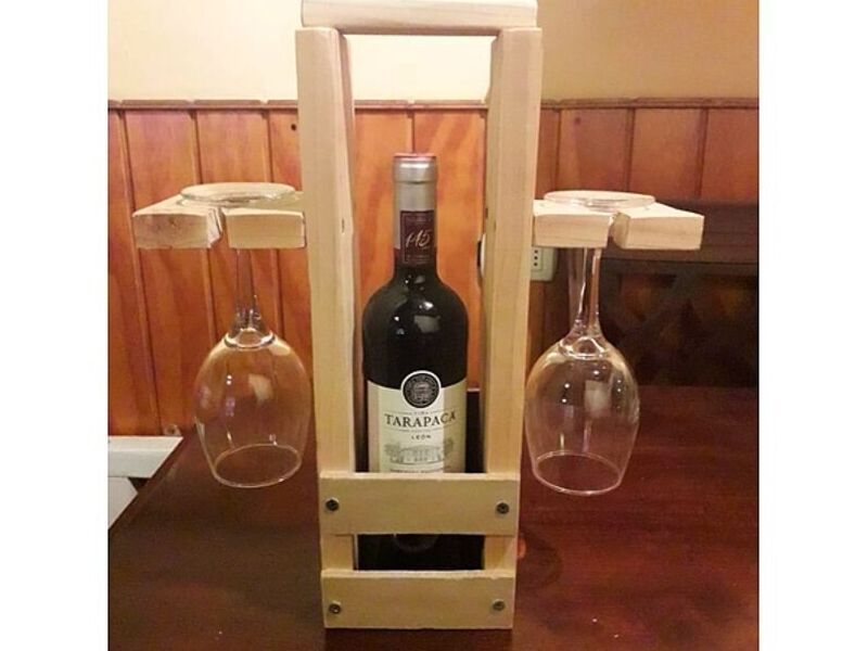 Vinoteca individual simple para mesa Chile