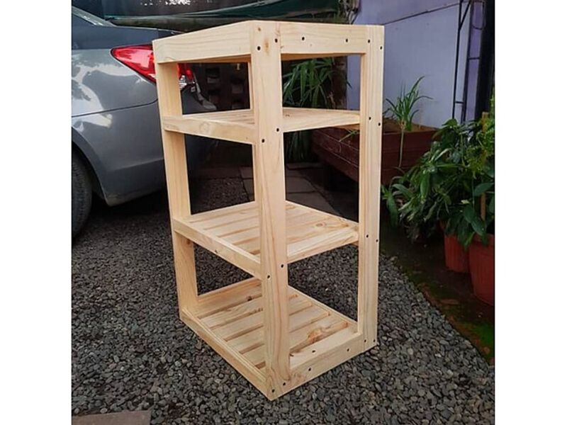 Estantería simple de madera Chile