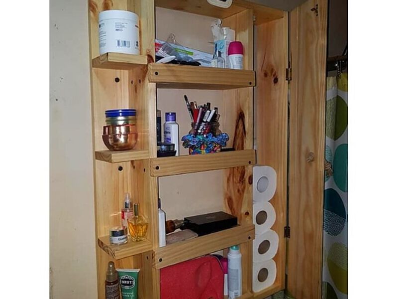 Estante para pared de madera Chile