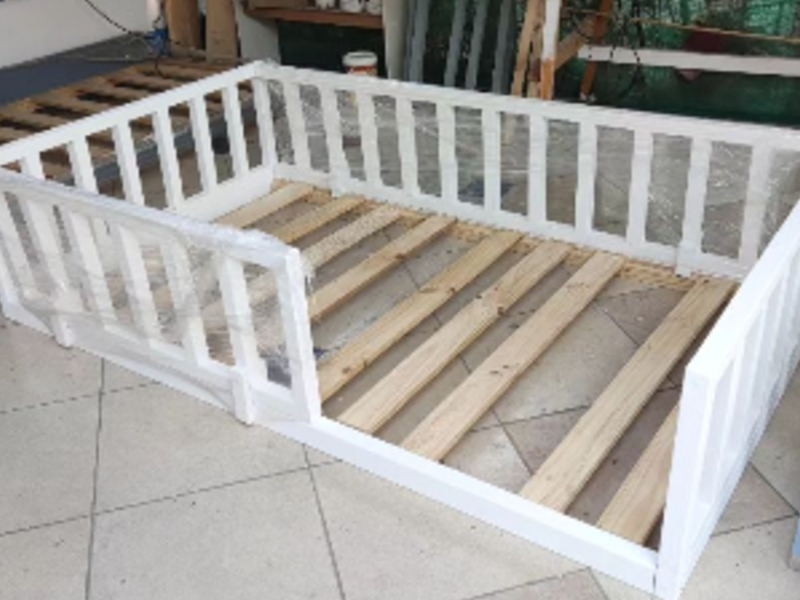 cama bebé clásica blanca Chile