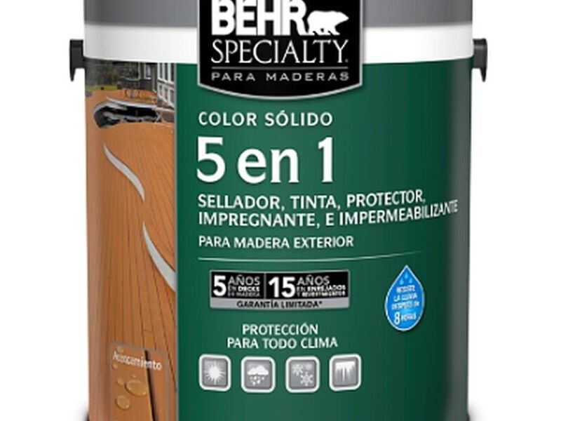 5 EN 1 - COLOR SÓLIDO MADERA
