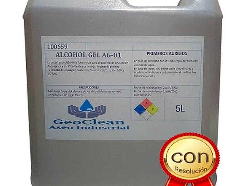 Alcohol Gel Geoclean 5 LITROS