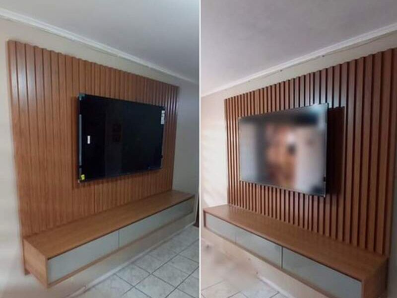 Rack flotante y soporte de TV Chile