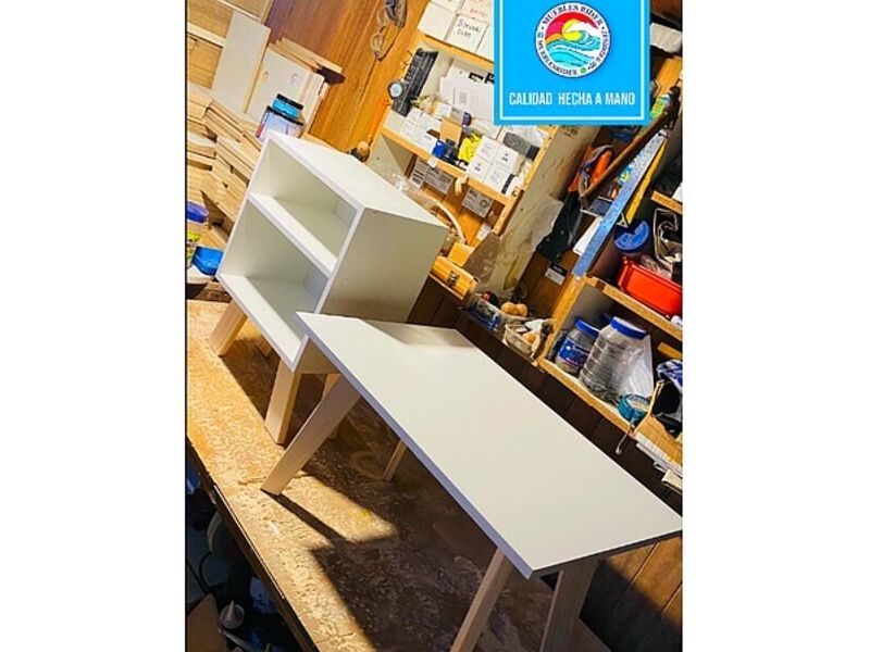 Conjunto de muebles nórdicos blancos Chile 
