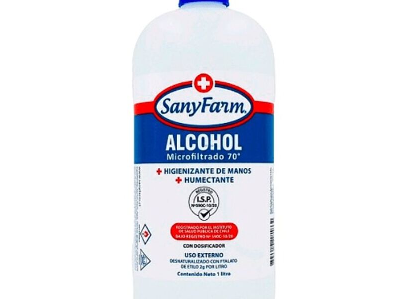 Alcohol Líquido Microfiltrado 70°SanyFarm