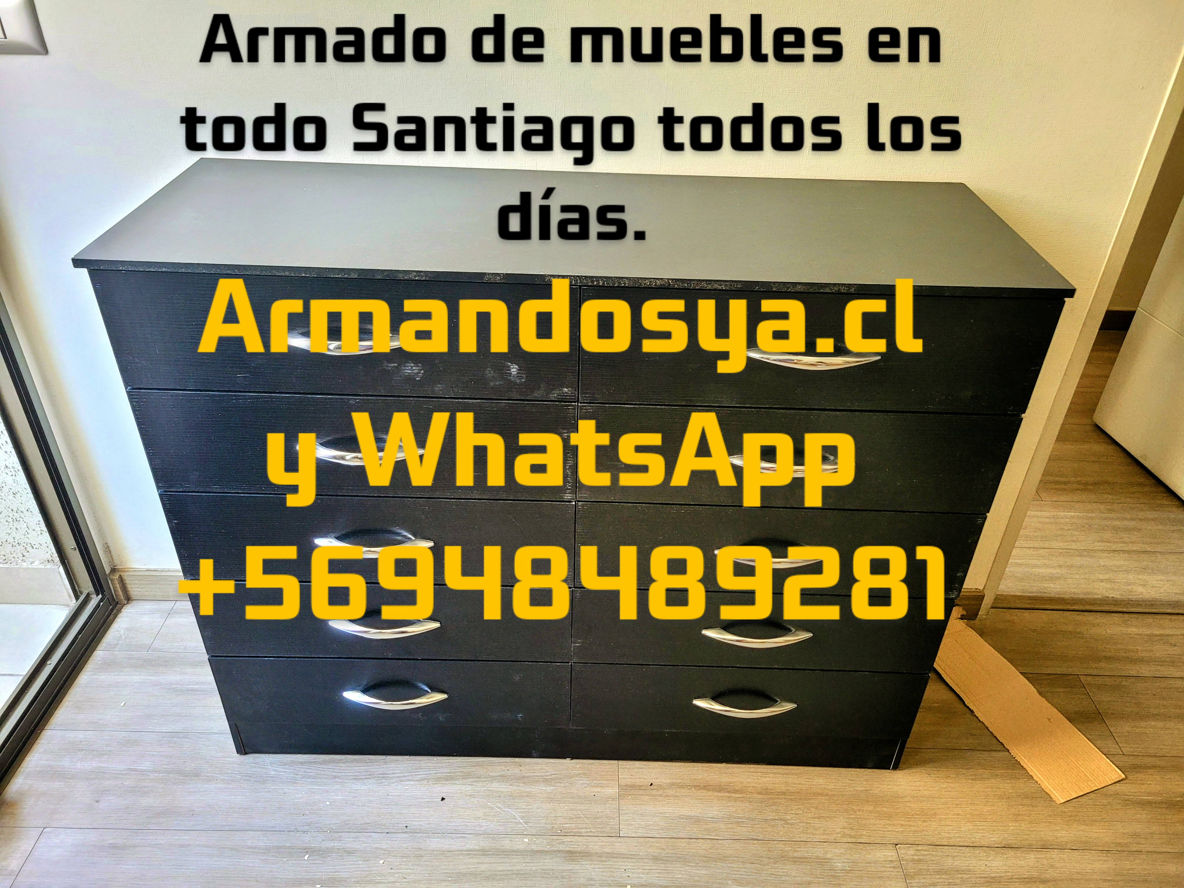 armado de muebles a domicilio todo santiago