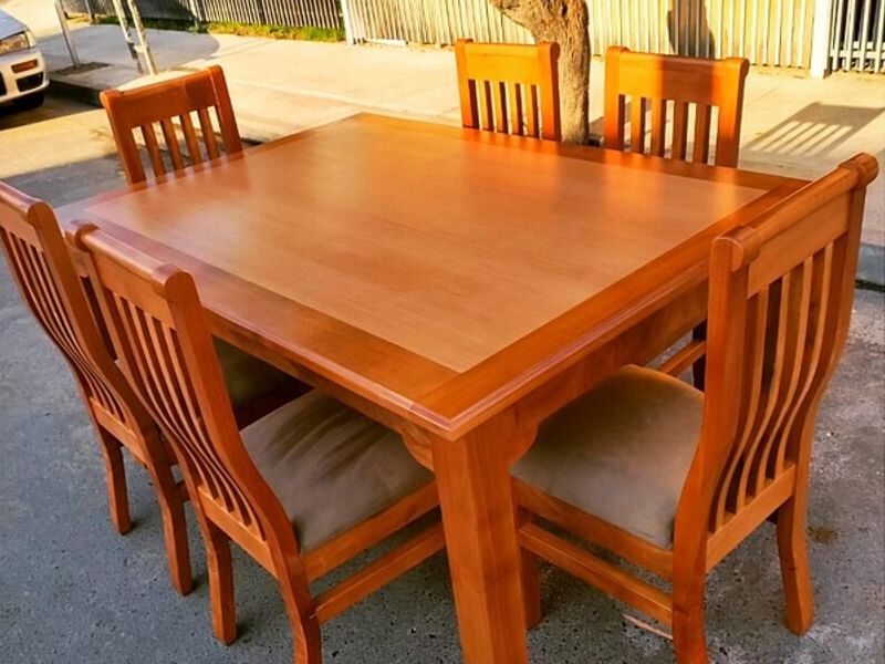 Mesa de madera de caoba Chile