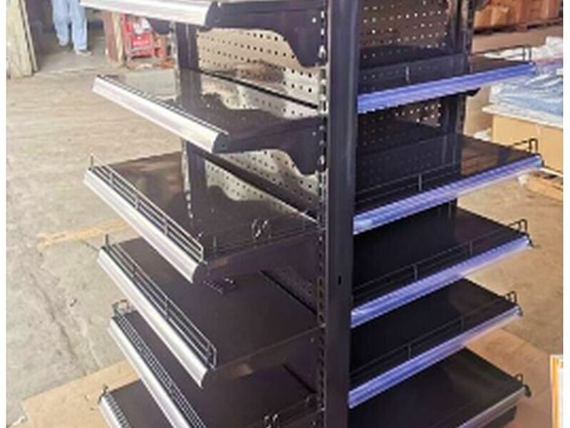 Góndola frente de caja Chile