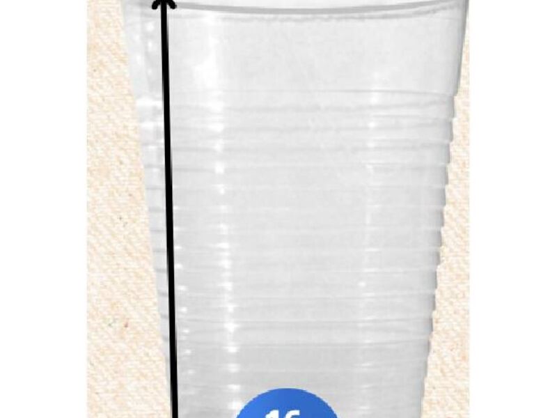 VASOS ECONÓMICOS TRANSPARENTES 16oz