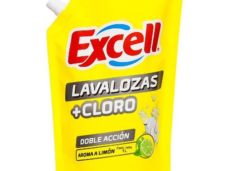 LAVALOZAS EXCELL CON CLORO DOYPACK 1 LT CHILE