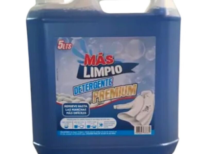 DETERGENTE PREMIUM MAS LIMPIO 5LTS X1 CHILE