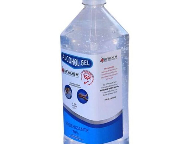 ALCOHOL GEL PARA MANOS NEWCHEM 1 LITRO CHILE