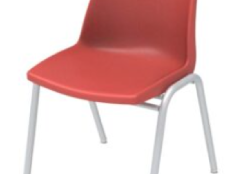 Silla Escolar Color Rojo Chile