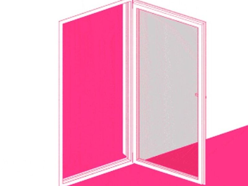 Puerta abatible interior de PVC Chile