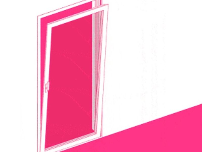 Puerta oscilobatiente de PVC Chile