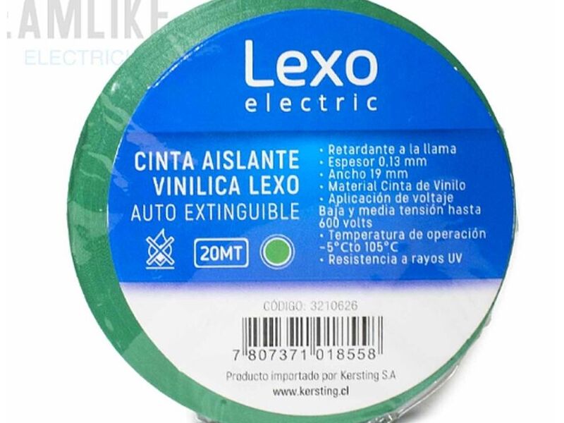 Cinta Aislante Vinílica Autoextinguible Chile