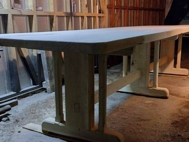Mesón madera álamo Araucanía