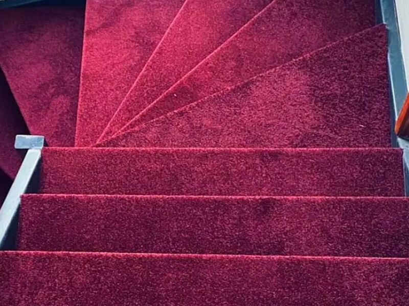 Alfombras escaleras colores claros Chile