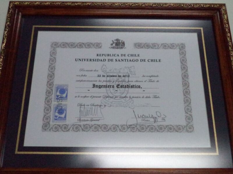 Enmarcados de Titulos Chile 
