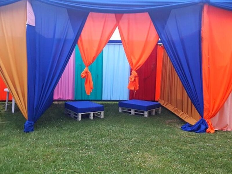 Carpa tipo cortina Chile 