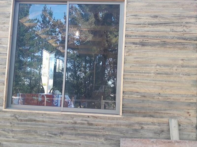 Ventanas PVC para casa de madera Chile
