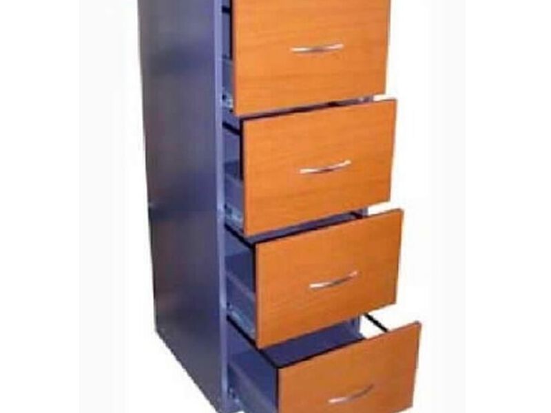KARDEX MELAMINA 4 CAJONES PERAL, 24 MM