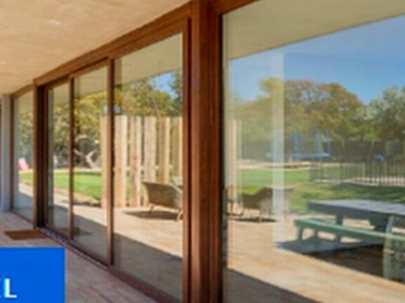 Ventana PVC triple riel Chile 