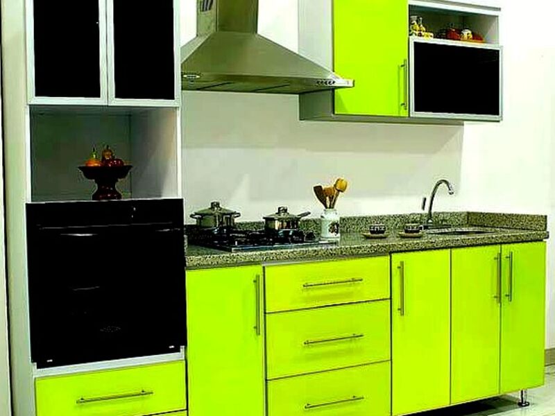 Mueble cocina verde claro Chile