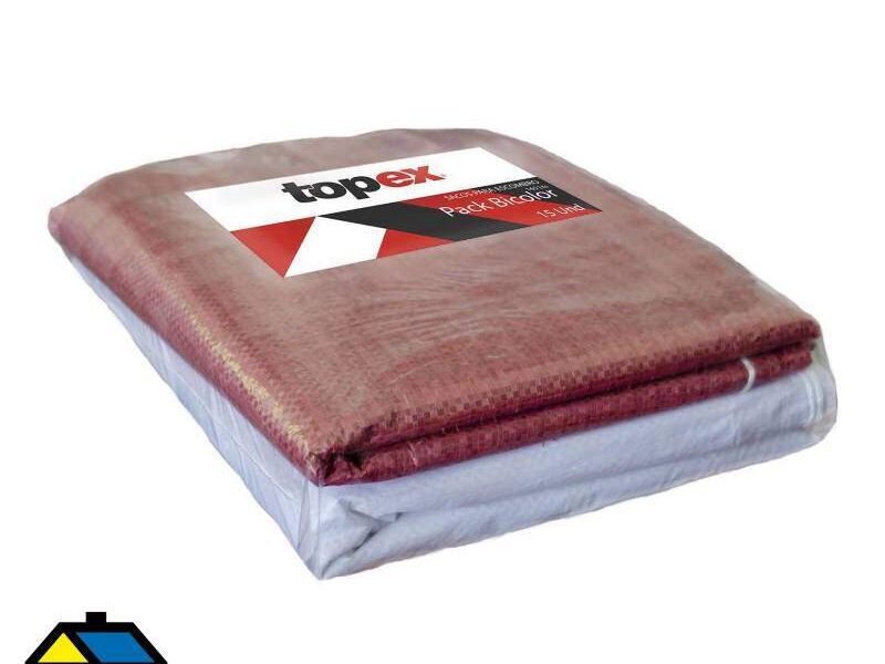 Pack Saco escombro bicolor 15 unidades Colina