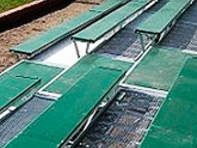 Graderías Galvanizadas de 5 Escalones