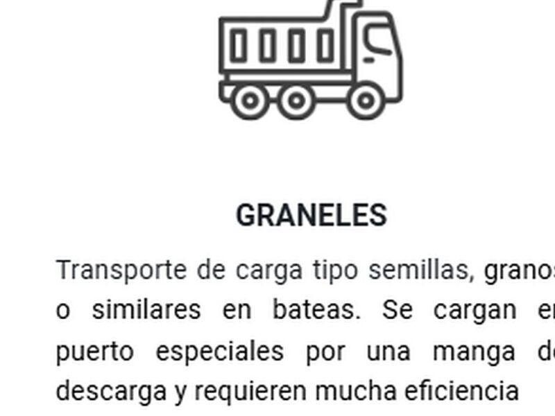 Transporte GRANELES, Chile