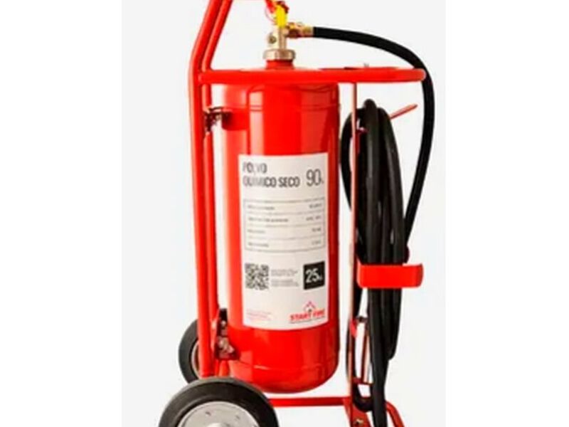 Carro polvo químico seco 25kg 90% URICÓ