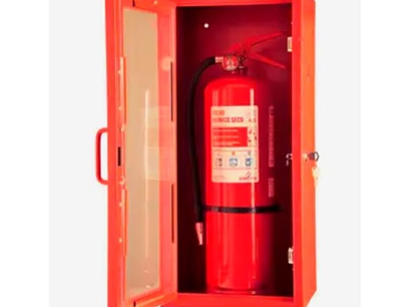 Gabinete p/extintor 1x6 llave CURICÓ