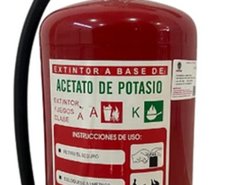 Extintor K 10 Litros acetato  CURICÓ
