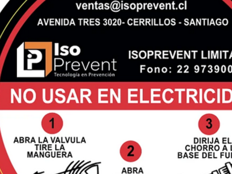 Señalética red húmeda  CURICÓ