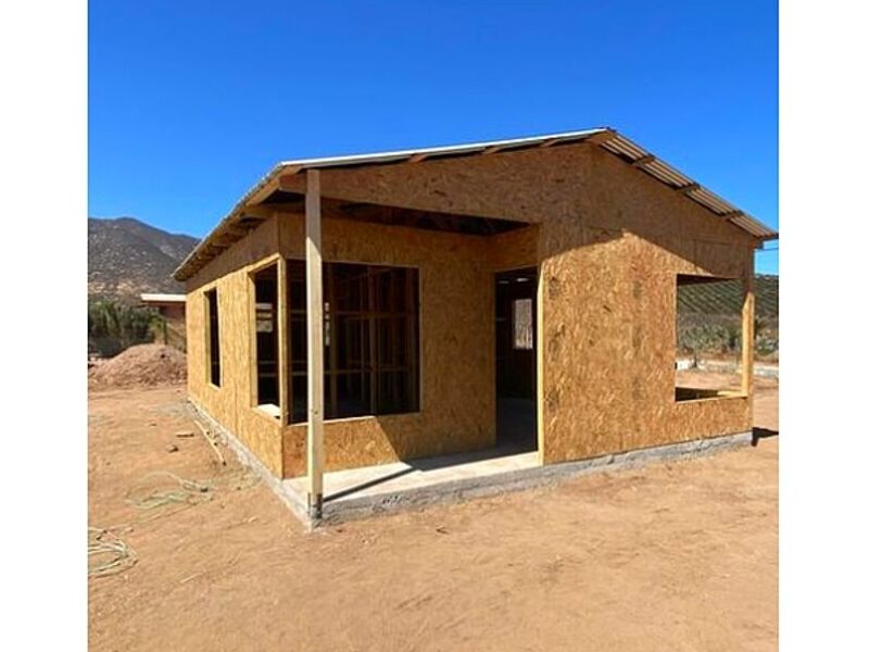 Casa de techo de 2 aguas Chile