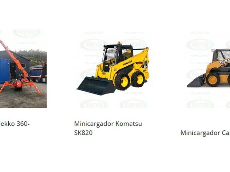 Minicargador, Lampa