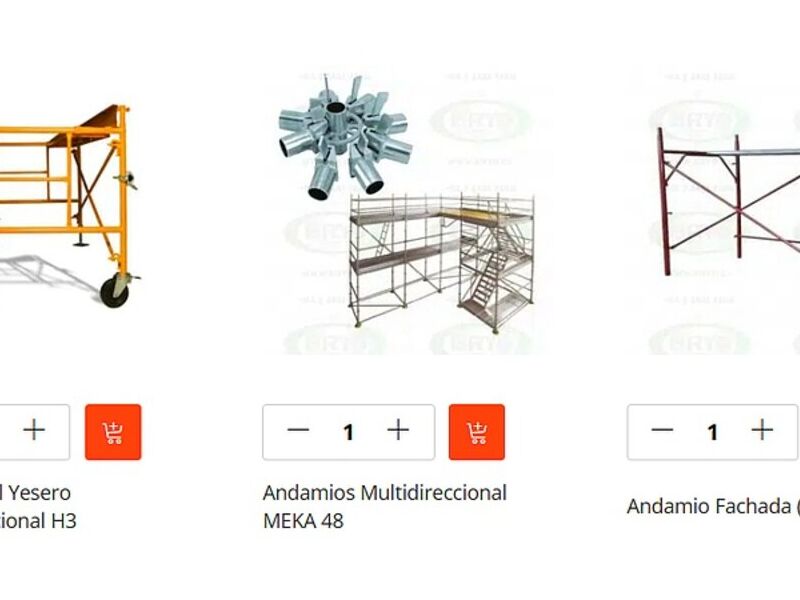 Andamio fachada, Lampa