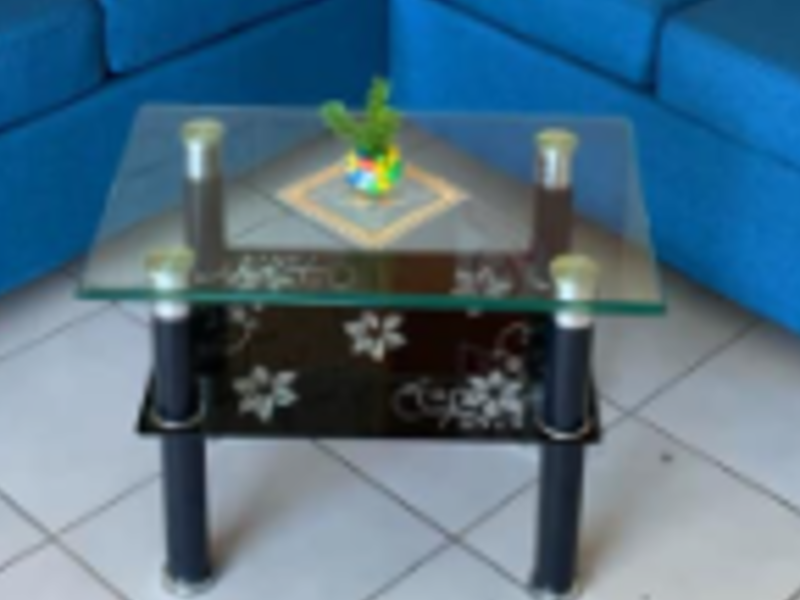 Mesa de Centro de Cristal CHILE