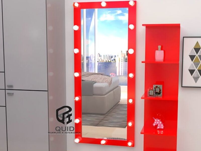 Muebles rojos para habitación Chile