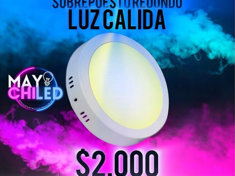 Panel LED 18W Redondo Chile