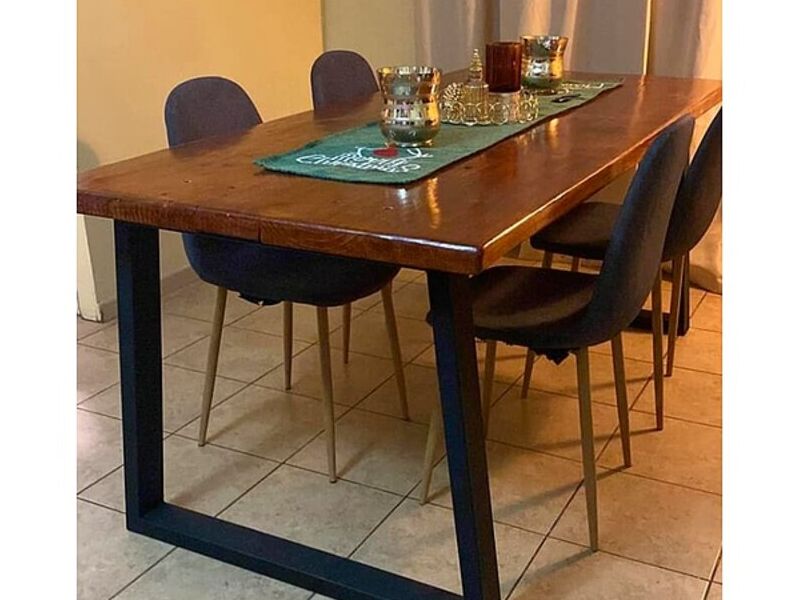 Comedor de madera de caoba moderno Chile