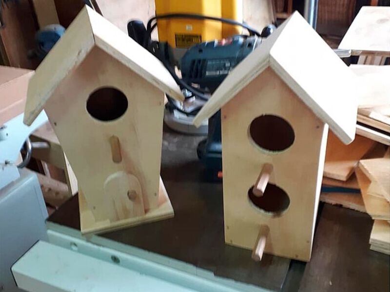 Casa de madera para pájaro Chile