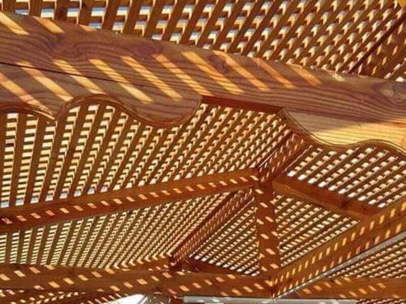 Pérgola de Roble Chile